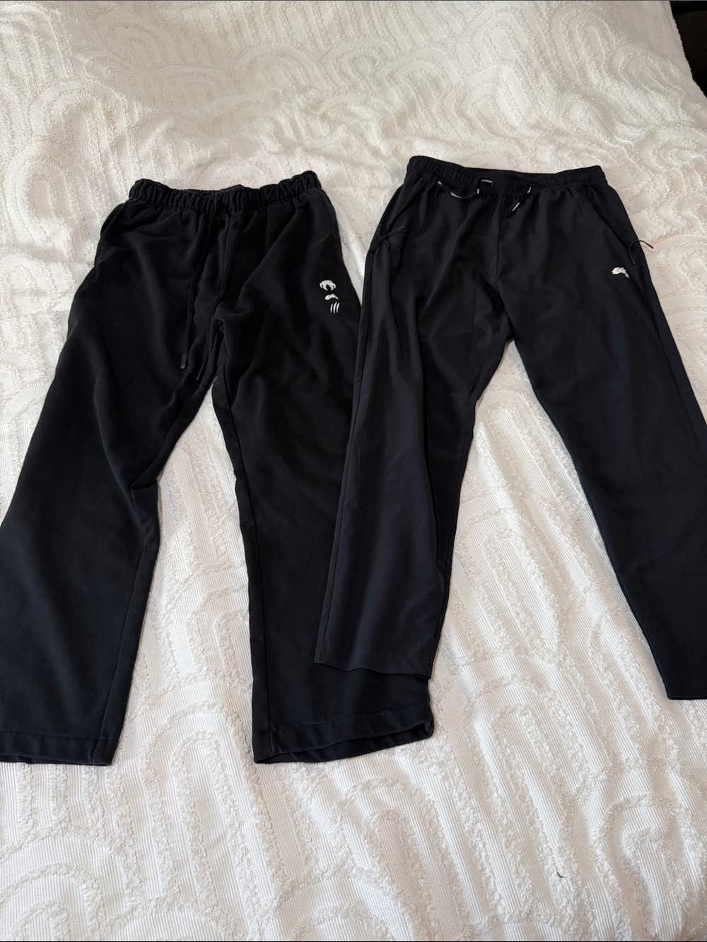 Alphalete Kids Black Jogger Sweatpants Duo